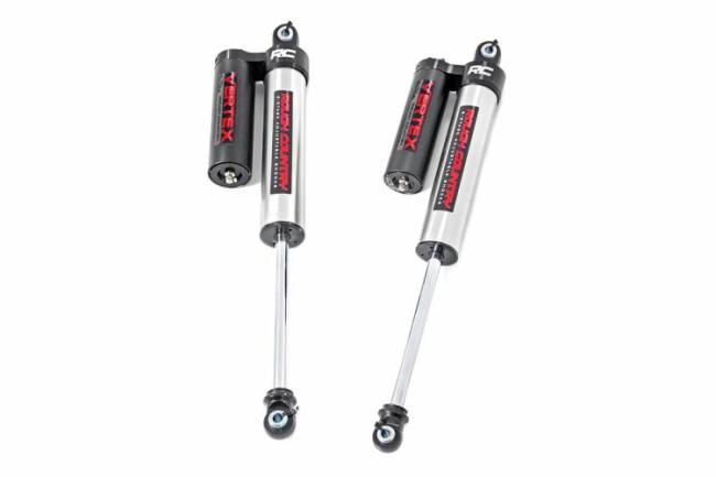 Ford Rear Adjustable Vertex Shocks 14-20 F-150 4WD for 4-6.5 Inch Lifts Rough Country