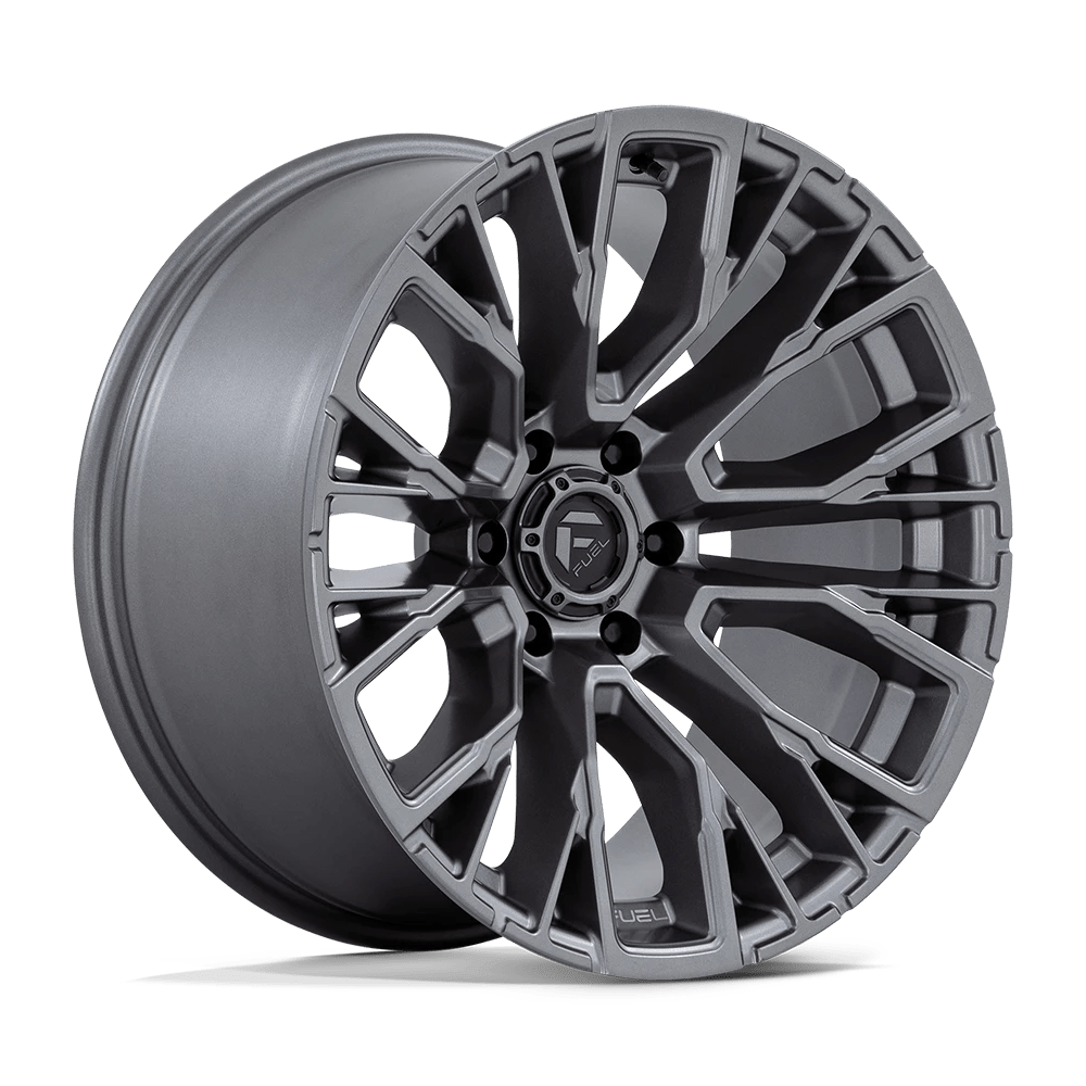 Fuel 1pc D848 Rebar Matte Gunmetal 17x9 (-12) 6x135