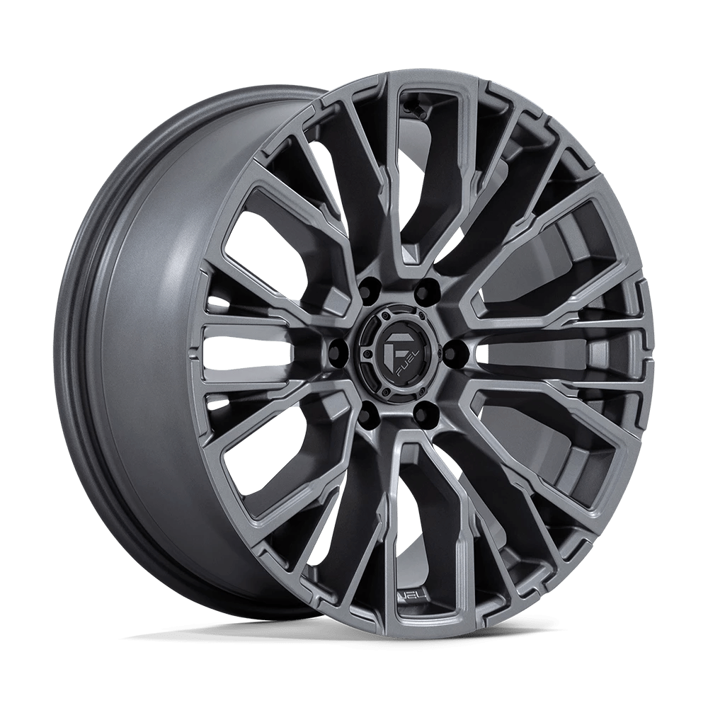 Fuel 1pc D848 Rebar Matte Gunmetal 20x9 (+20) 6x135