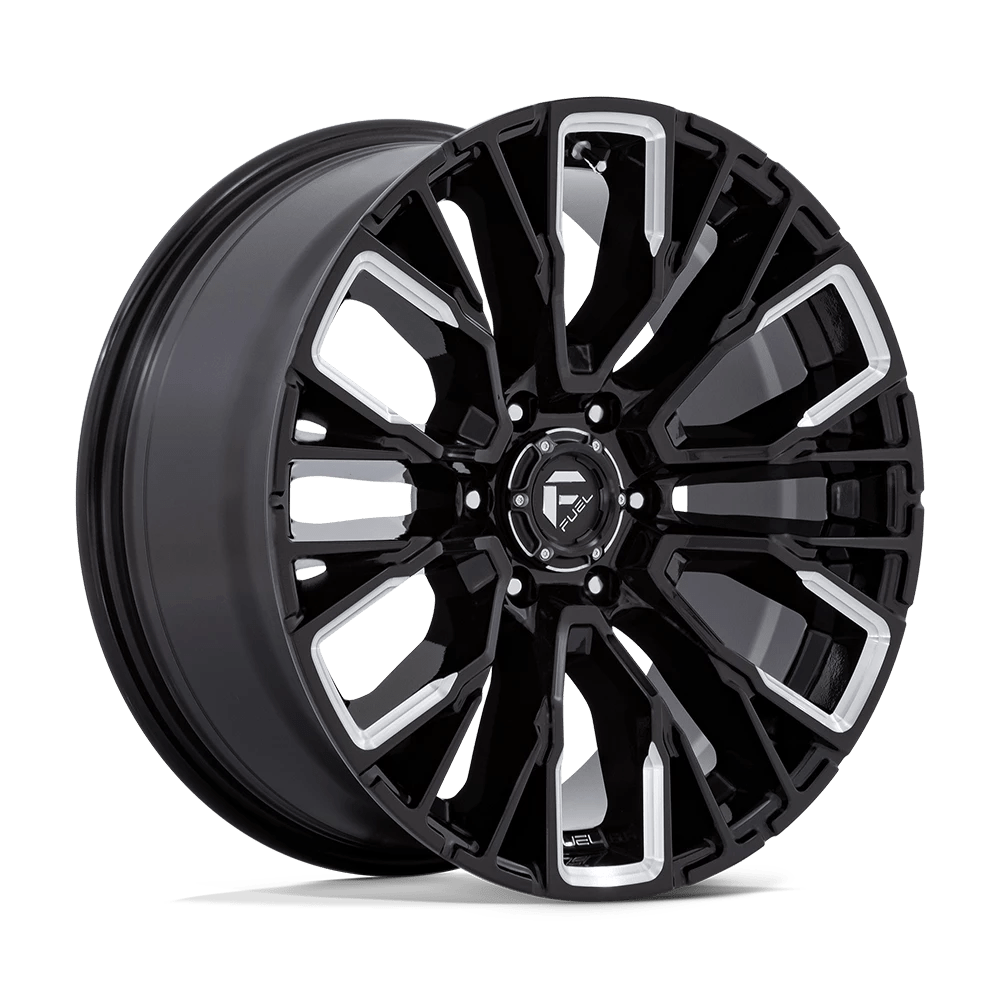 Fuel 1pc D849 Rebar Gloss Black Milled 20x9 (+20) 6x135