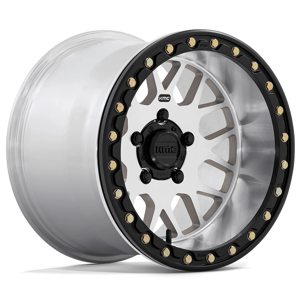 Kmc Powersports Ks235 Grenade Beadlock Machined 15x10 (+0) 5x114.3