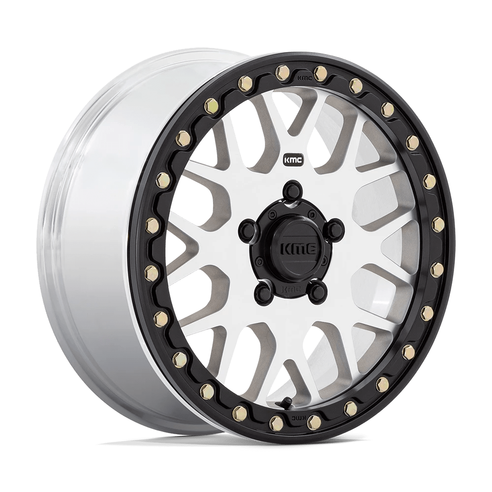 Kmc Powersports Ks235 Grenade Beadlock Machined 15x6 (+38) 5x114.3