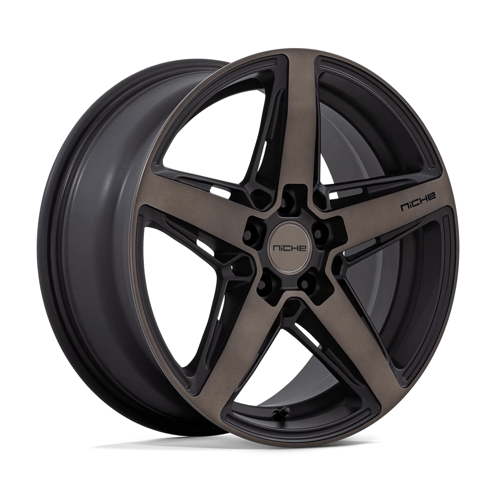 Niche 1pc M271 Teramo Matte Black With Double Dark Tint Face 18x8 (+42) 5x112