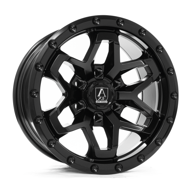 AXE Syrinks Satin Black 17x9  (-15) 6x139