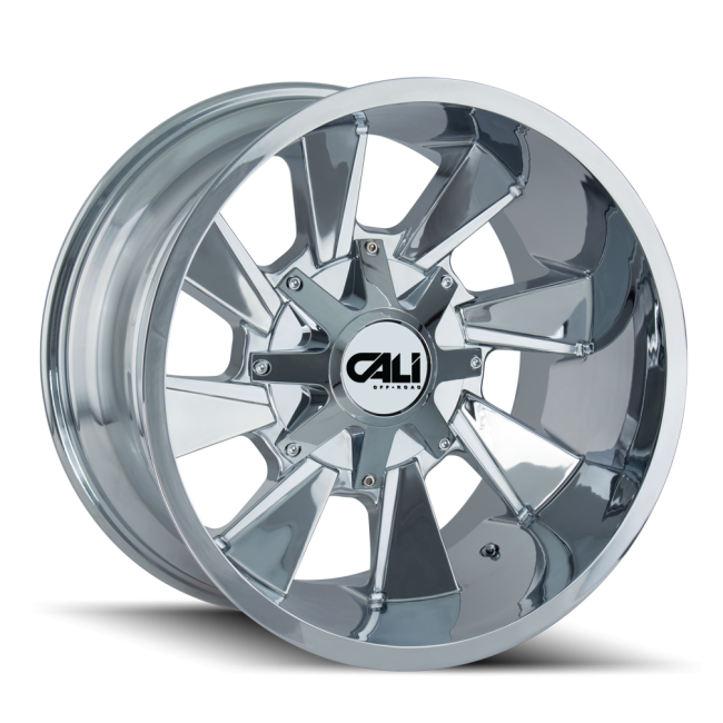Cali Off-road Distorted 9106 Chrome 20x9 6-135/6-139.7 18mm 106mm