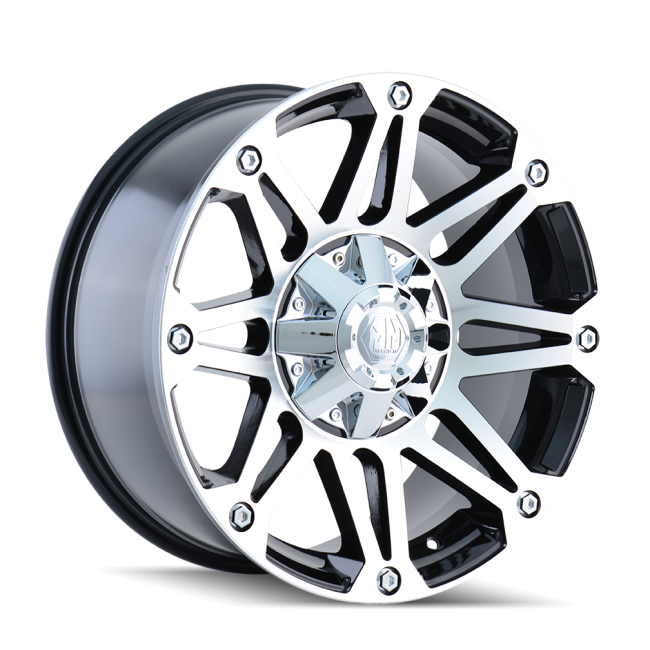 Mayhem Riot 8010 Riot Black/machined Face 17x8 5-127 10mm 87mm