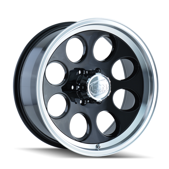 Ion Type 171 Black/machined Lip 20x9 8-165.1 0mm 130.8mm