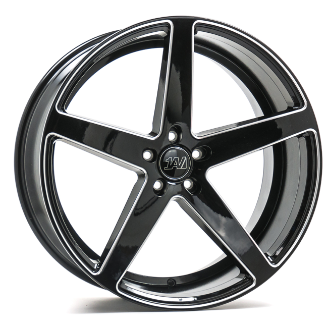 1AV ZX9 Gloss Black Milled Edge | Lowest Prices | Extreme Wheels