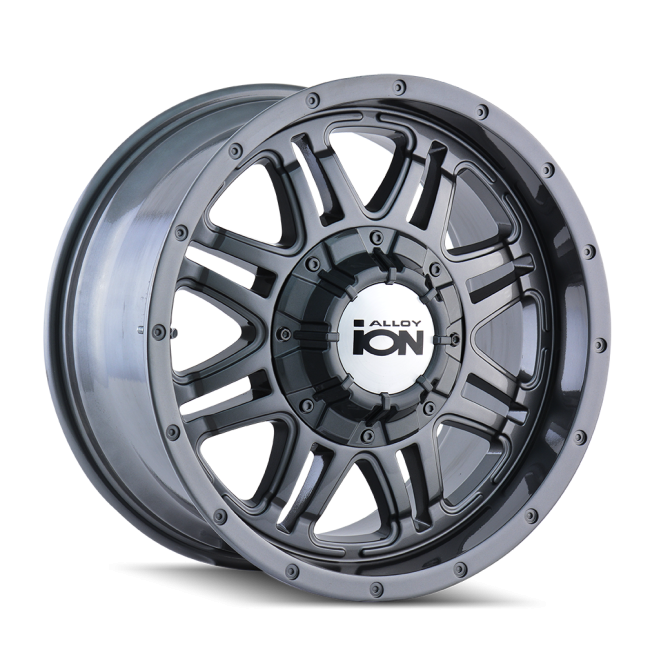 Ion Type 186 Gunmetal 17x8 8-165.1/8-170 10mm 130.8mm