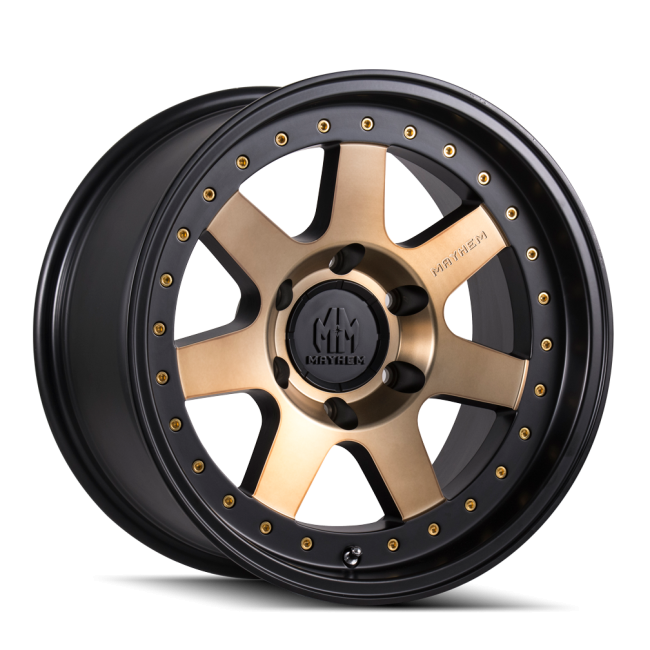 Mayhem Prodigy 8300 Matte Black W/bronze Tint 20x9 5-150 0mm 110mm