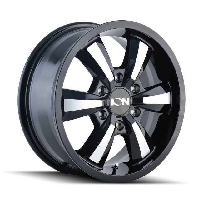 Ion Type 103 Gloss Black/machined Face 16x6.5 6-130 45mm 84.1mm