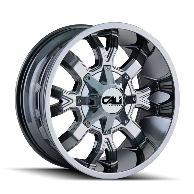 Cali Off-road Dirty 9104 Chrome 20x9 6-135/6-139.7 18mm 106mm