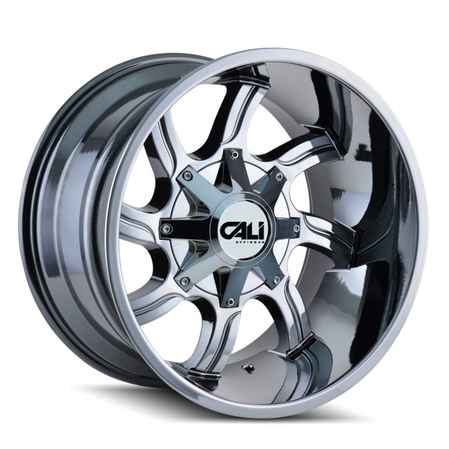 Cali Off-road Twisted 9102 Chrome 22x12 8-165.1/8-170 -44mm 130.8mm