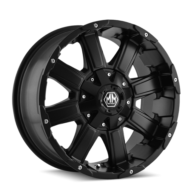 Mayhem Chaos 8030 Matte Black 20x12 8-165.1/8-170 -44mm 130.8mm