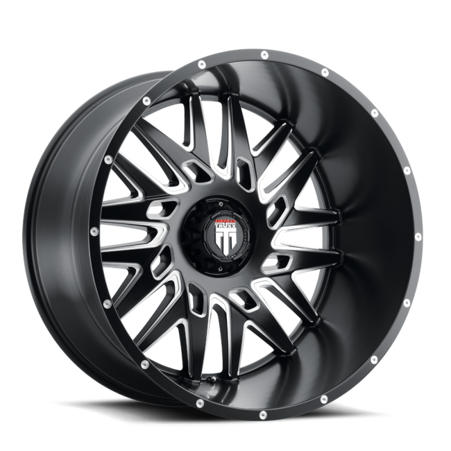 At184-261426m American Truxx Dna At184 Black/milled 26x14 5-127 -76mm 78.1mm