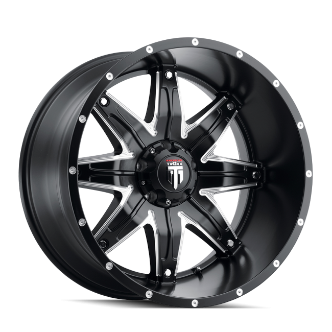 American Truxx Lonestar At185 Black/milled 20x10 8-170 -24mm 125.2mm