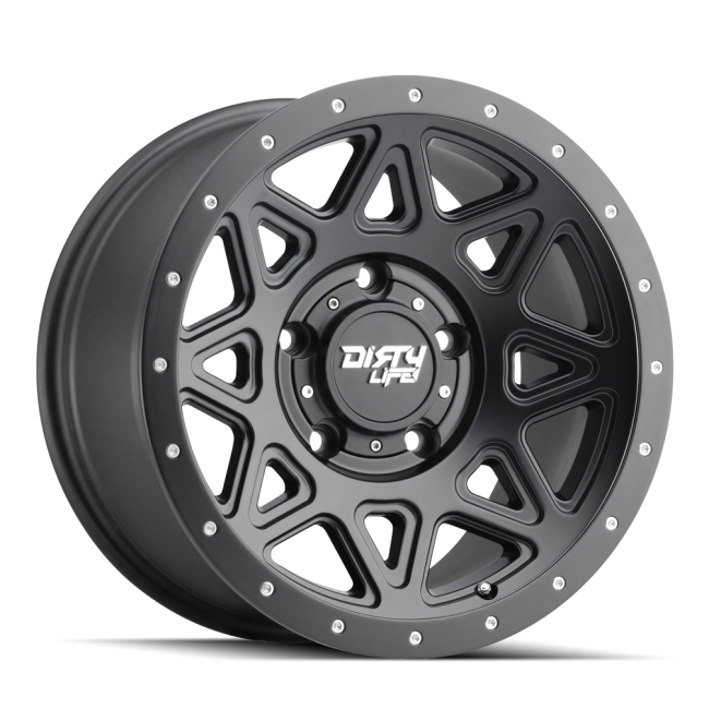 Dirty Life Theory 9305 Matte Black 18x9 8-165.1 0mm 130.8mm