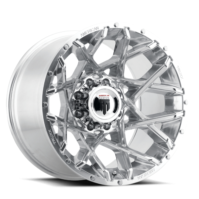 At1901-21297p American Truxx Gridlock At1901 Polished 20x12 8-180 -44mm 124.2mm