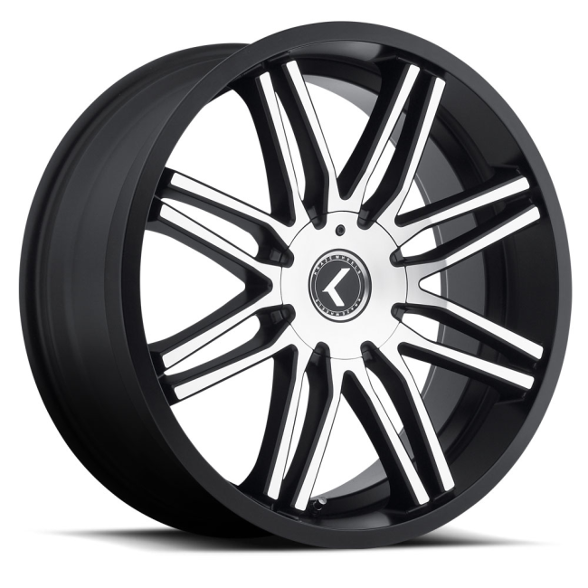Kr141-28524bm Kraze Cray Kr141 Black/machined 20x8.5 5-114.3/5-120 35mm 74.1mm