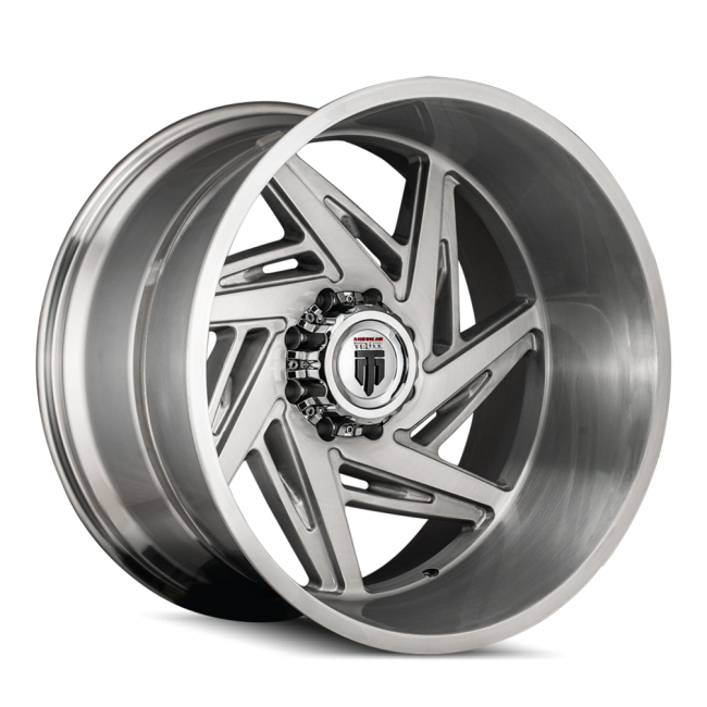 At1906-241427bt American Truxx Spiral At1906 Brushed Texture 24x14 5-139.7 -76mm 87.1mm