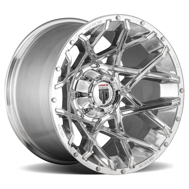 American Truxx Gridlock At1901 Polished/beadlock 20x12 8-170 -44mm 125.2mm