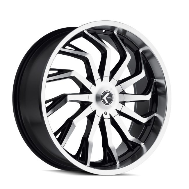 Kr142-249550bm Kraze Scrilla Kr142 Black/machined 24x9.5 6-135/6-139.730mm 100.3mm