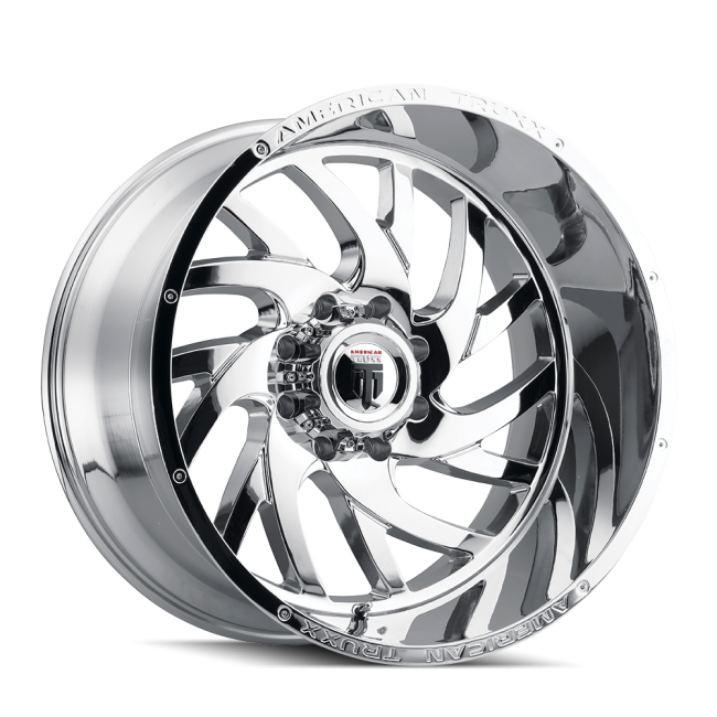 At1907-241491c American Truxx Xclusive At1907 Chrome 24x14 8-165.1 -76mm 125.2mm