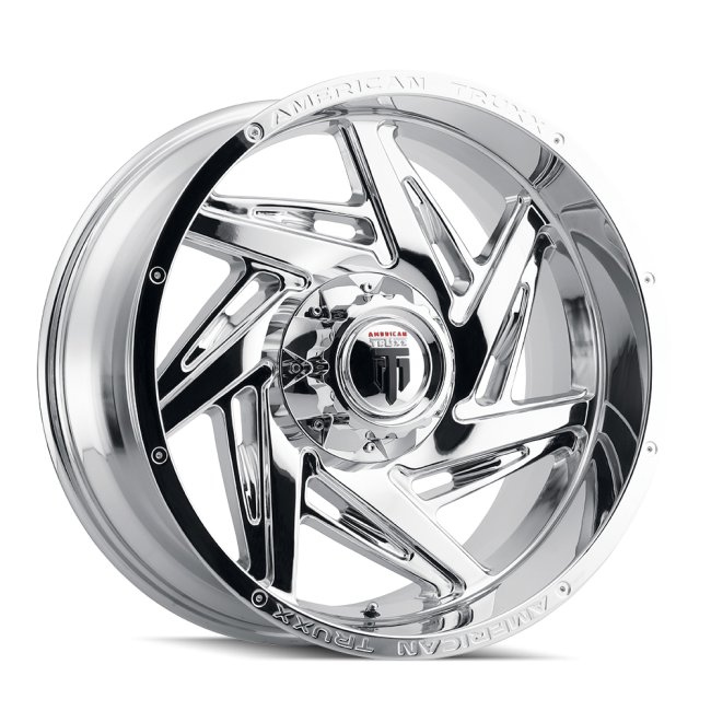 At1906-21025c American Truxx Spiral At1906 Chrome 20x10 5-127/5-139.7 -24mm 78.1mm