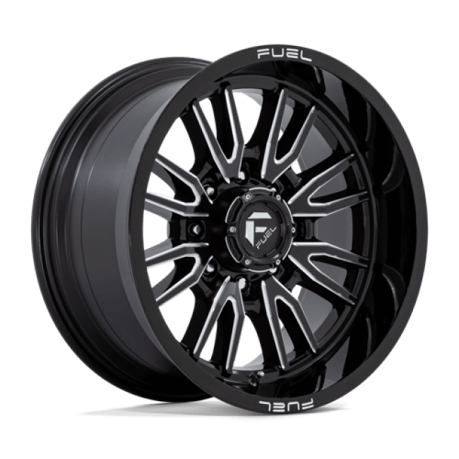 Fuel 1pc D761 Clash Gloss Black Milled 20x10 (-18) 8x165.1