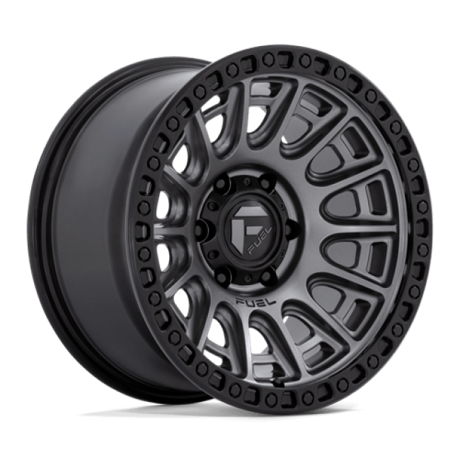 Fuel 1pc D835 Cycle Matte Gunmetal With Black Ring 17x9 (+1) 5x127