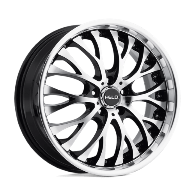 Helo He890 Gloss Black Machined Face 22x8.5 (+40) 5x114.3