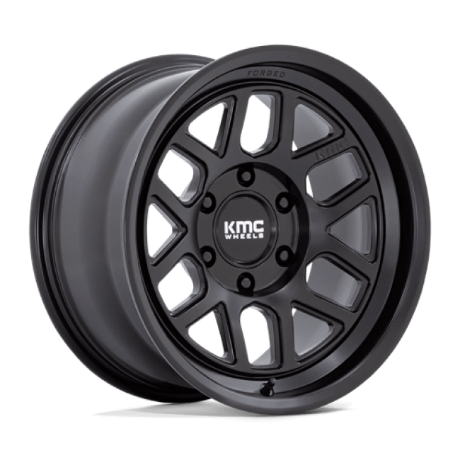 Kmc Km446 Mesa Forged Monoblock Satin Black 17x8.5 (+0) 6x135