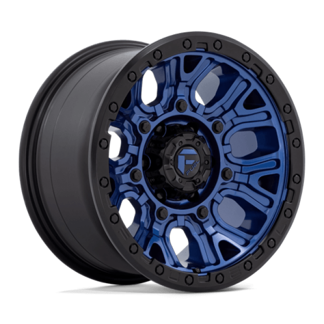 Fuel 1pc D827 Traction Dark Blue With Black Ring 17x9 (+1) 6x139.7