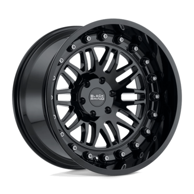 Black Rhino Fury Gloss Black 18x9.5 (+12) 6x135