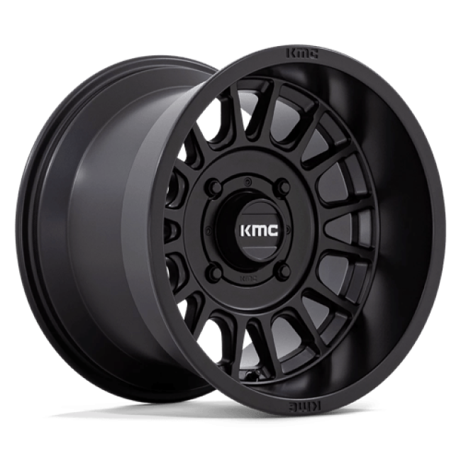 Kmc Powersports Ks138 Impact Utv Satin Black 15x10 (+0) 4x156