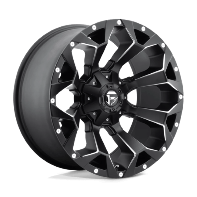 Fuel 1pc D546 Assault Matte Black Milled 18x9 (+1) 8x165.1