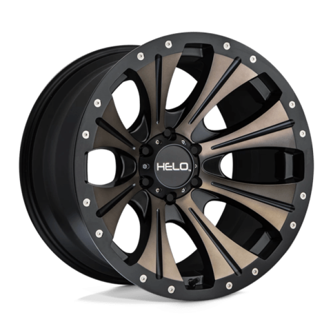 Helo He901 Satin Black Dark Tint 22x10 (-18) 6x139.7