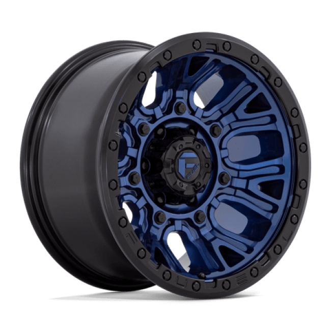 Fuel 1pc D827 Traction Dark Blue With Black Ring 17x9 (-12) 6x139.7