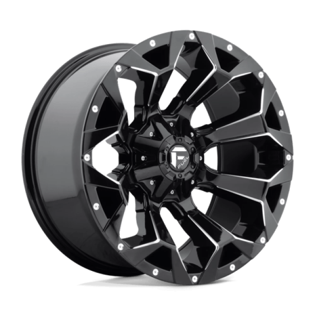 Fuel 1pc D576 Assault Gloss Black Milled 20x9 (+19) 6x135/6x139.7