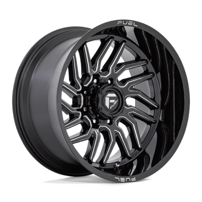 Fuel 1pc D807 Hurricane Gloss Black Milled 22x12 (-44) 5x139.7