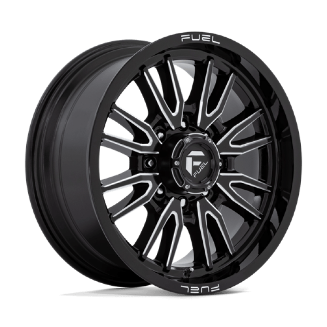 Fuel 1pc D761 Clash Gloss Black Milled 20x9 (+20) 8x165.1