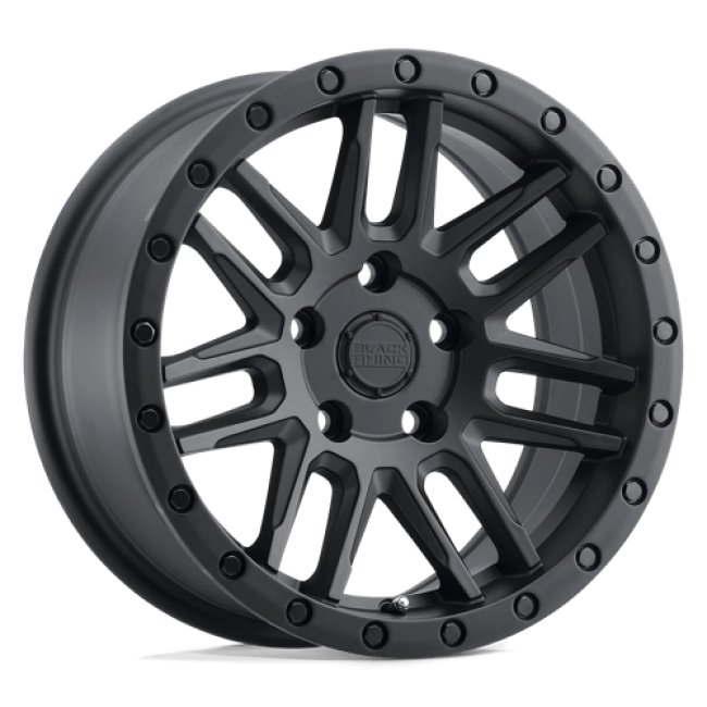 Black Rhino Arches Matte Black 17x8 (+30) 5x108
