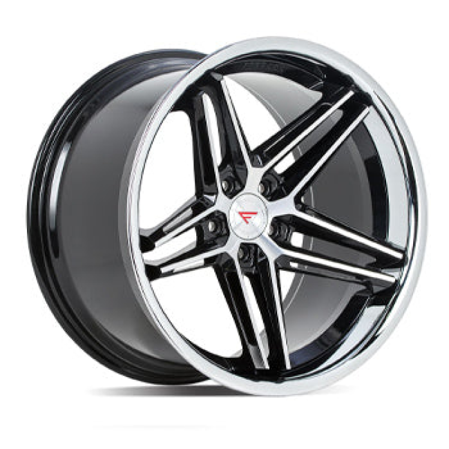 Ferrada CM1 Machine Black / Chrome Lip 20x9 (+30)    5x114