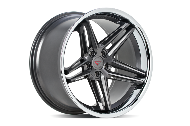 Ferrada CM1 Matte Graphite / Chrome Lip 20x11 (+45)    5x112