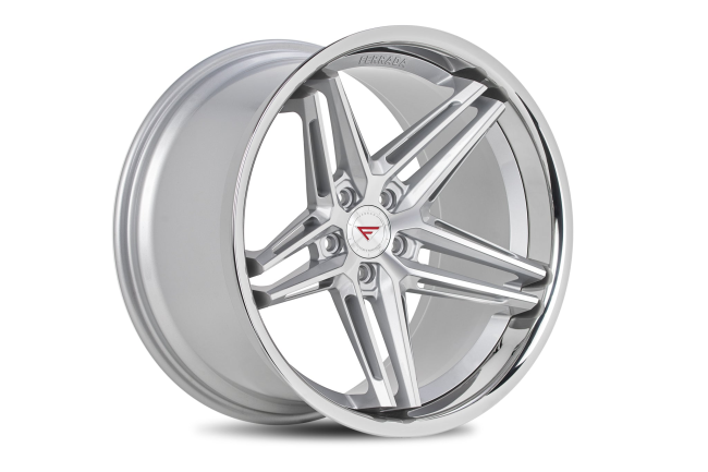 Ferrada CM1 Machine Silver / Chrome Lip 20x9 (+30)    5x120