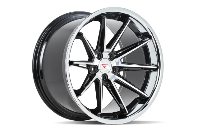 Ferrada CM2 Machine Black / Chrome Lip 20x12 (+45) 5x120