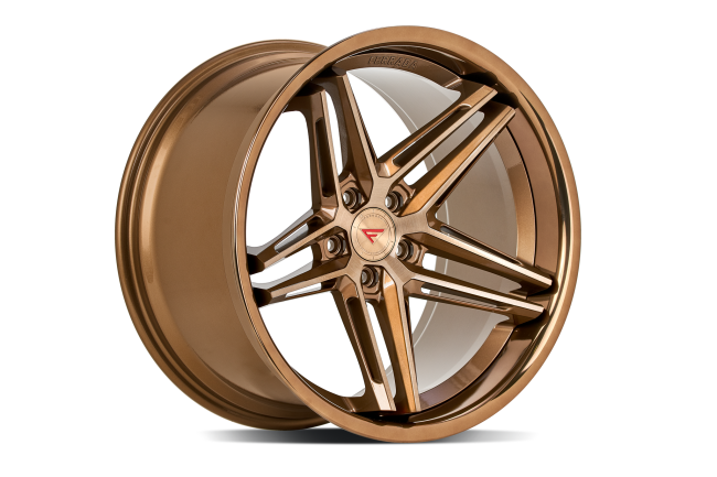 Ferrada CM1 Brushed Cobre / Bronze Polished Lip 20x10 (+40)    5x114