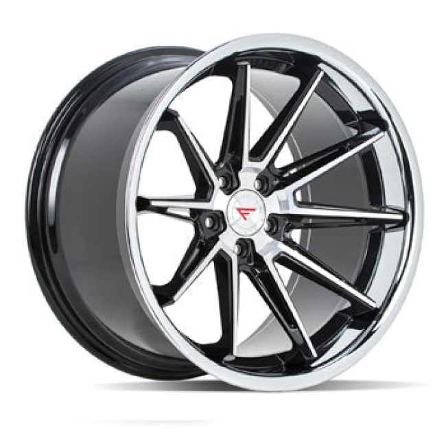 Ferrada CM2 Machine Black / Chrome Lip 20x9 (+25)    5x114