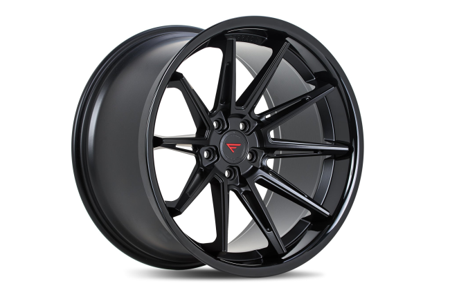 Ferrada CM2 Matte Black / Gloss Black Lip 20x8.5 (+40)    5x130