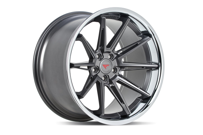 Ferrada CM1 Matte Graphite / Chrome Lip 19x9.5 (+30)    5x112